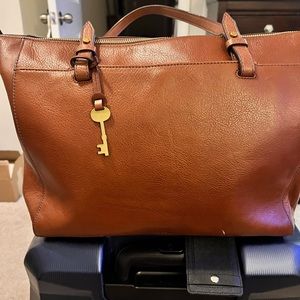 Fossil Rachel Tote in Cognac